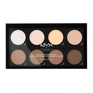 NYX Professional Makeup 專業(yè)高光修容粉八色底妝盤 16.2g