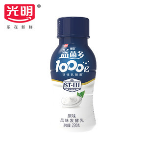 光明 益菌多风味发酵乳 220g*12瓶 含1000亿活性乳酸菌