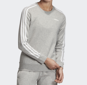 adidas Essentials 3-Stripes 女士運(yùn)動(dòng)衛(wèi)衣