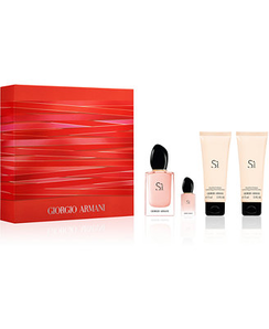 價值$160！Giorgio Armani 阿瑪尼 Sì Fiori 香水粉色版 100ml套裝