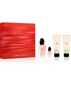 價值$160！Giorgio Armani 阿瑪尼 Sì Fiori 香水粉色版 100ml套裝