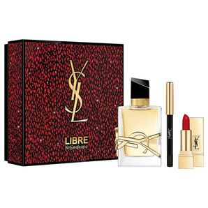 Yves Saint laurent 圣羅蘭 LIBRE自由之水女士香水禮盒（EDP 50ml+mini眼線筆 #01-noir+mini經(jīng)典方管口紅 ）