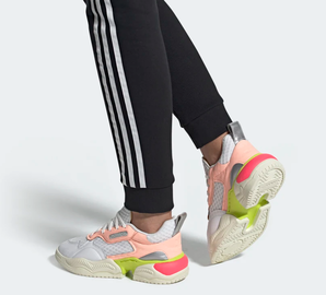 ADIDAS三葉草 SUPERCOURT RX 拼接色女款老爹鞋