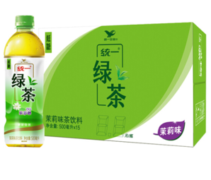 統(tǒng)一 綠茶 500ml 15瓶 塑料瓶