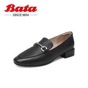 Bata 拔佳 A6035CM9 羊皮革女皮鞋