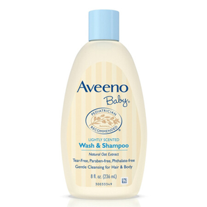 Aveeno 艾維諾 嬰兒天然燕麥洗發(fā)沐浴露二合一 236ml *4件 126.8元包郵（需用券，合31.7元/件）