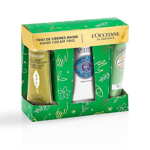 L'OCCITANE 歐舒丹 經(jīng)典護(hù)手霜套裝 三支裝（乳木果30ml+清新馬鞭草30ml+緊致甜扁桃30ml）