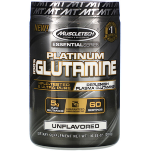Muscletech 鉑金全谷氨酰胺 10.58 盎司 300 克