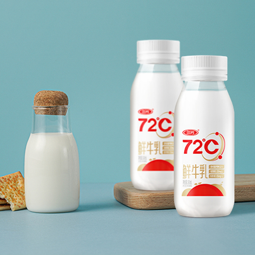 三元72度优选巴氏杀菌低温鲜奶240ml6瓶299元包邮需用券