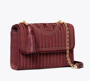 TORY BURCH 女士絲絨鏈條單肩包