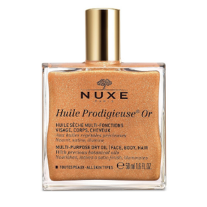 95.5%天然成分！NUXE  歐樹 Huile Prodigieuse 黃金亮澤多用護(hù)膚油 50ml