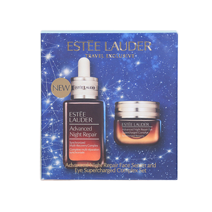 EsteeLauder雅詩(shī)蘭黛 第七代小棕瓶精華50ml+抗藍(lán)光眼霜15ml套裝