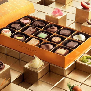 Godiva 歌帝梵 金裝品鑒系列 28顆巧克力禮盒裝 直郵含稅到手￥262.05