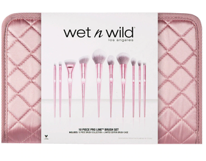 價值$ 55！Wet n Wild 濕又野玫瑰金高階版化妝刷10支套裝