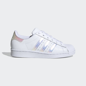 國內(nèi)559元！ADIDAS阿迪達斯 炫彩鐳射貝殼頭大童款
