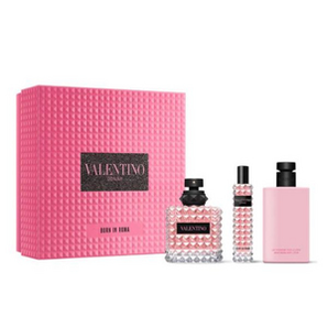 Valentino 華倫天奴 Born in Roma 女士香水套裝（香水EDP 100ml+10ml+潤(rùn)膚露100ml）