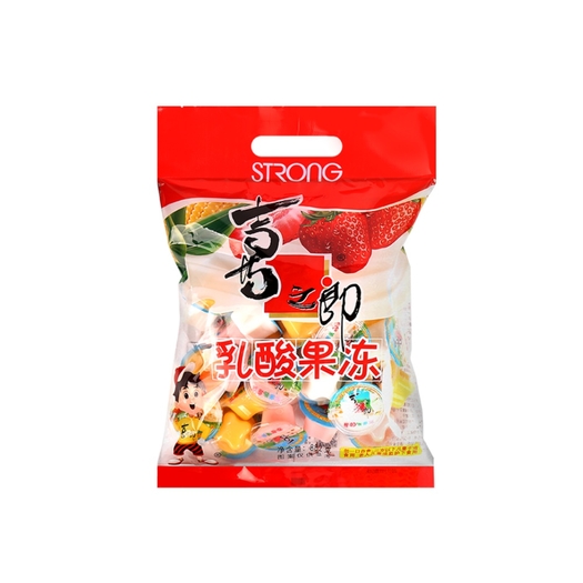 喜之郎乳酸果冻882g大袋装牛奶草莓