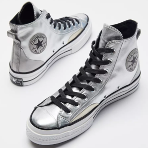 Converse Chuck 70鉆石金屬女士高幫鞋