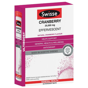 Swisse 高強度蔓越莓泡騰片 60片 有效期至2021年7月