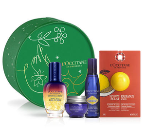 L'OCCITANE 歐舒丹 蠟菊面部護(hù)膚套裝（星光瓶30ml+水30ml+霜8ml+磨砂膏6ml） 