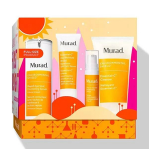 Murad 慕拉 維生素C亮白四件套裝（精華5ml+防曬霜21ml+潔面60ml+精華素30ml） 