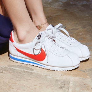 成人可穿！Nike 耐克 Cortez 紅白藍(lán)阿甘鞋 大童款 
