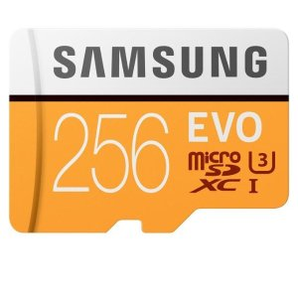 Samsung EVO 256GB U3 MicroSDXC 存儲卡