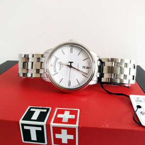 現(xiàn)貨！TISSOT 天梭T-Classic  白色表盤機(jī)械男表 T065.930.11.031.00