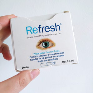 Refresh 滴眼液 10x0.4ml/只（獨(dú)立裝/無防腐劑）