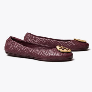 Tory burch Minnie Travel 女士芭蕾平底鞋