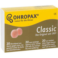 OHROPAX Classic系列 經(jīng)典蠟質(zhì)隔音耳塞 20只