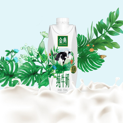 伊利金典纯牛奶梦幻盖250ml10盒