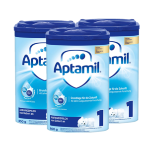 包郵包稅！Aptamil 愛(ài)他美 嬰幼兒配方奶粉1段 0-6個(gè)月 800gx3