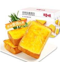百草味 岩烧乳酪吐司 600g 19.9元包邮（双重优惠）