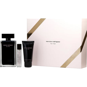 Narciso Rodriguez 納茜素 她的同名女士淡香水套裝（EDT 100ml+EDT Q香 10ml+潤膚乳 50ml）