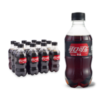 Coca-Cola 可口可乐 零度 Zero 汽水 碳酸饮料 300ml*12罐
