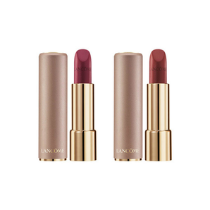 LANCOME 蘭蔻 全新菁純?nèi)犰F啞光口紅套盒（#888小野莓 3.4g+#196 3.4g）