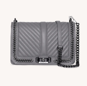 Rebecca Minkoff  Chevron Quilted  女士小號斜挎包