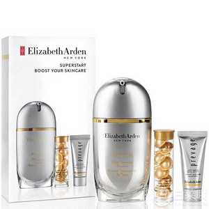 Elizabeth Arden 伊麗莎白·雅頓 Superstart套裝 小銀蛋精華30ml+橘燦精華5ml+金膠7粒 到手約¥268.56