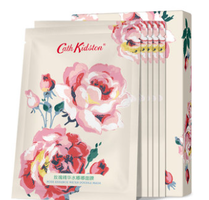 英國(guó)皇室御用！Cath Kidston 凱茜·琦絲敦 煙酰胺補(bǔ)水/玫瑰精華水嘟嘟面膜 5片*10盒 再贈(zèng)5片