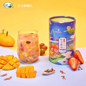 杭州特產(chǎn)！三家村 桂花堅(jiān)果每日藕粉 380g