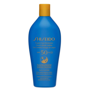 SHISEIDO 資生堂 新艷陽(yáng)夏臻效水動(dòng)力防曬乳液 藍(lán)胖子 SPF50+ 300ml