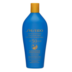 SHISEIDO 資生堂 新艷陽夏臻效水動力防曬乳液 藍胖子 SPF50+ 300ml