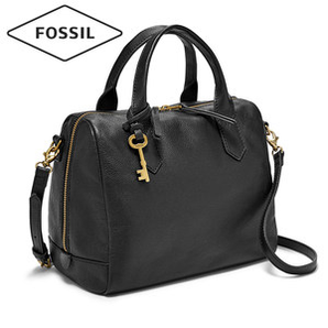 美国 化石 Fossil 女 真皮波士顿包 手提包