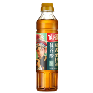 仙餐 蜀香低芥酸菜籽油400ml