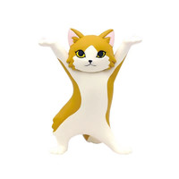 优迭尔 可爱猫咪笔托桌面摆件 混色3只