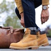 黑卡會(huì)員：Timberland 添柏嵐 10061W 男子戶外休閑靴