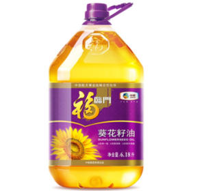 20點(diǎn)！福臨門 壓榨一級充氮保鮮葵花籽油6.18L