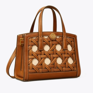 Tory Burch 湯麗柏琦  WALKER BASKET-WEAVE MICRO 女士手提斜挎包