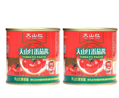 酸甜可口！天山紅 新疆番茄醬 198g*2桶